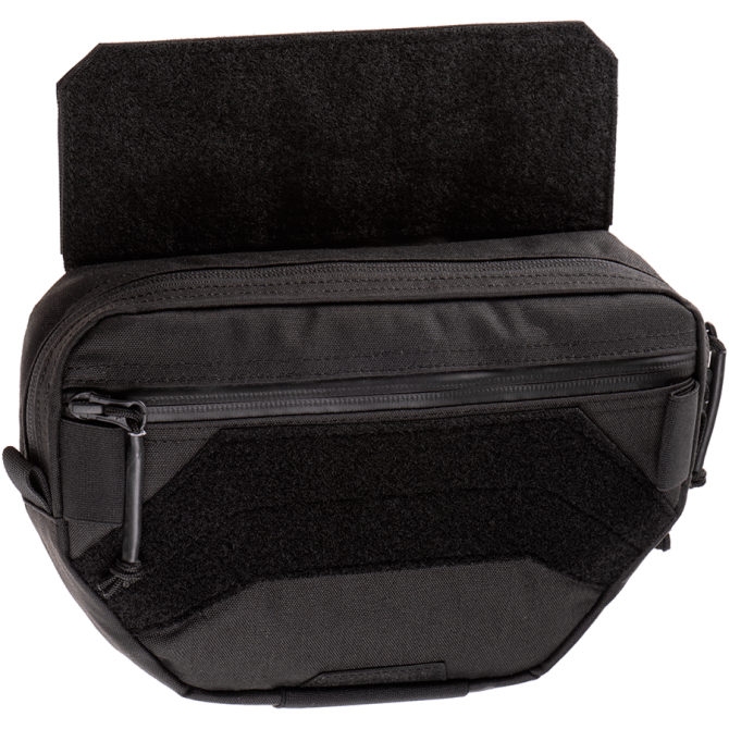 Claw Gear Drop Down Velcro Utility Pouch - Black