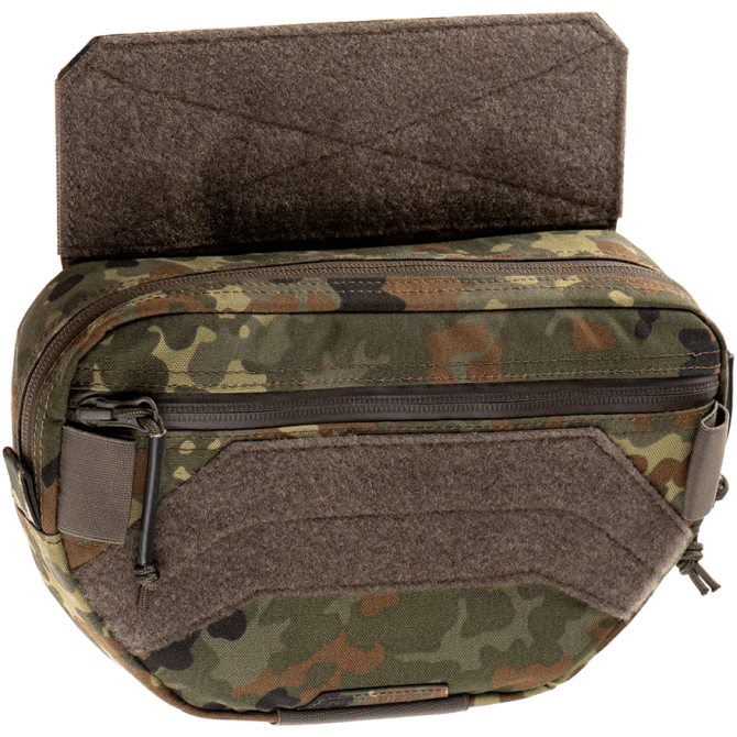 Claw Gear Drop Down Velcro Utility Pouch - Flecktarn