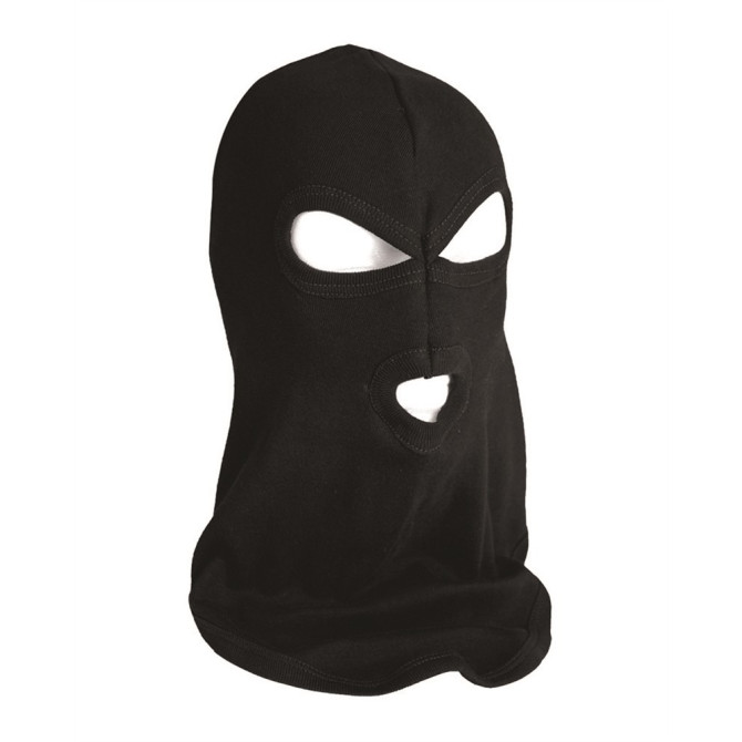 Mil-Tec 3-hole Professional Balaclava - Black