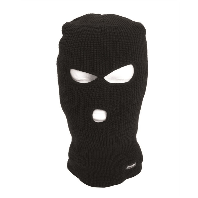 Mil-Tec 3-hole Balaclava Thinsulate - Black