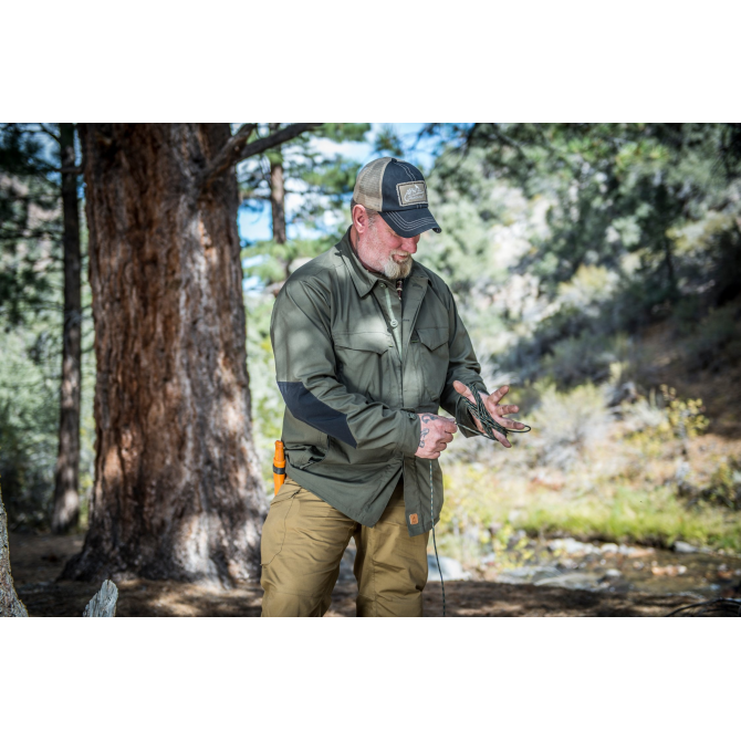 helikon woodsman bushcraft shirt earth brown