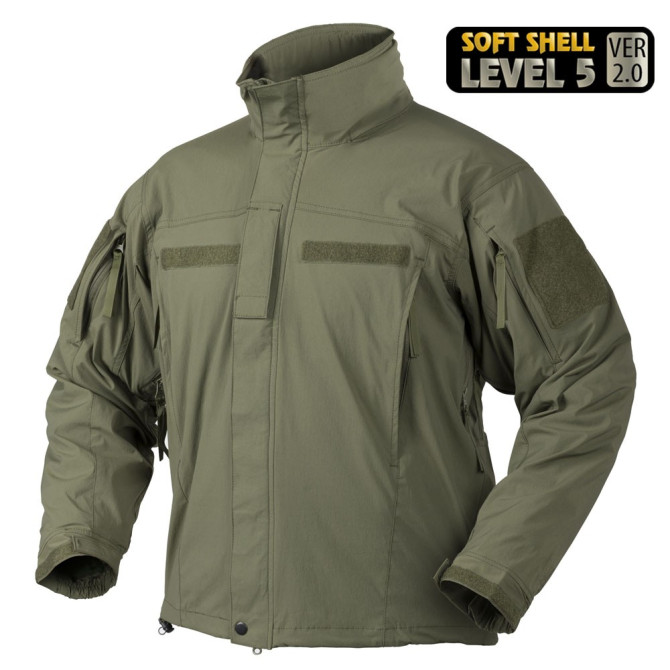 Helikon Soft Shell Jacket LEVEL 5 Ver. II - Alpha Green