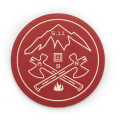 5.11 Crossed Axe Mountain Red Patch (82026)