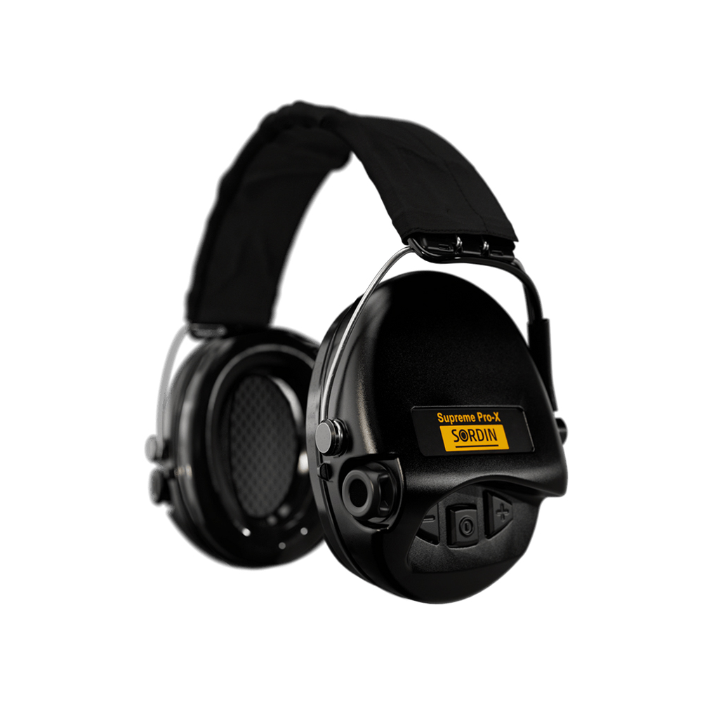 Sordin Supreme Pro-X Active Earmuffs - Black