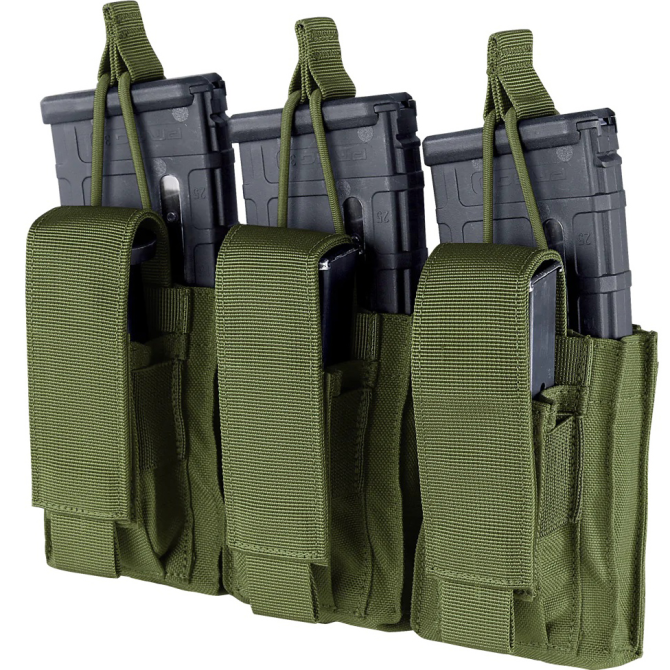 Condor Triple Kangaroo Mag Pouch Gen 2 - Olive Drab (191233-001)