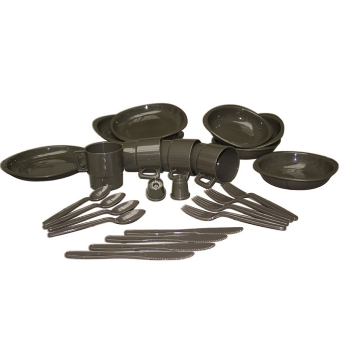 Mil-Tec Camping Table Setting 26-PCS (14687000)