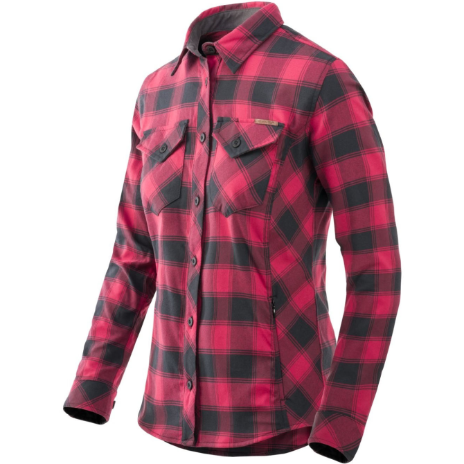 Helikon Marigold Womans Shirt Shirt - Coral Crimson Checkered