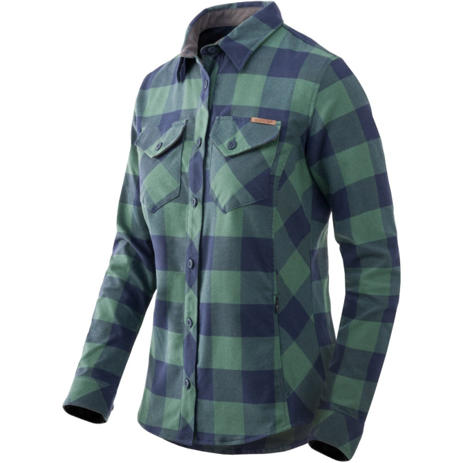 Helikon Marigold Womans Shirt Shirt - Moss Green Checkered