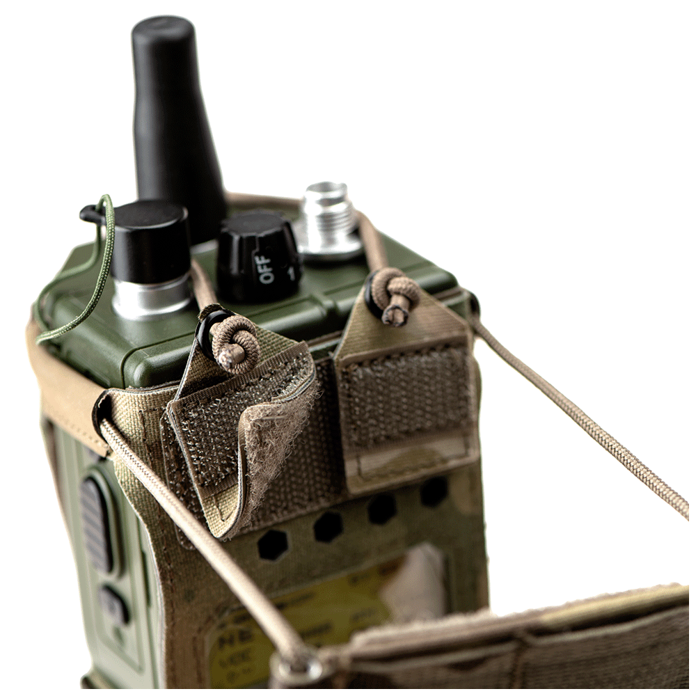 High Speed Gear Radio Pop-UP Taco | MOLLE Compatible Communication Pouch |  Fits Multiple Radio Devices