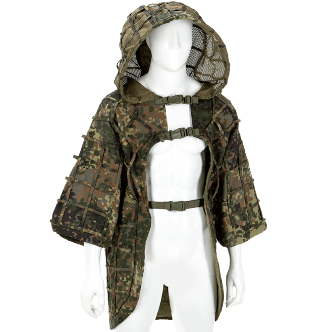 Invader Gear Ghillie Base Plain Cape - Flecktarn