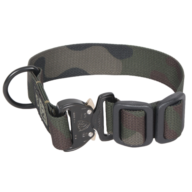 K9 THORN AustriAlpin One Dog Collar - PL Woodland / wz.93