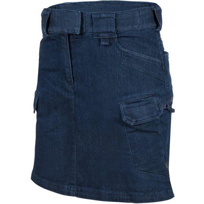 Helikon Women’s Urban Tactical Skirt Denim Mid - Denim Blue