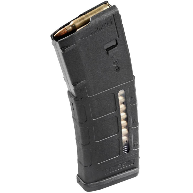 Magpul PMAG 30 AR/M4 GEN M2 MOE Window Magazine - Black (MAG570-BLK)