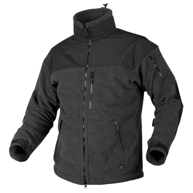 Helikon Classic Army Fleece Jacket Windblocker – Black