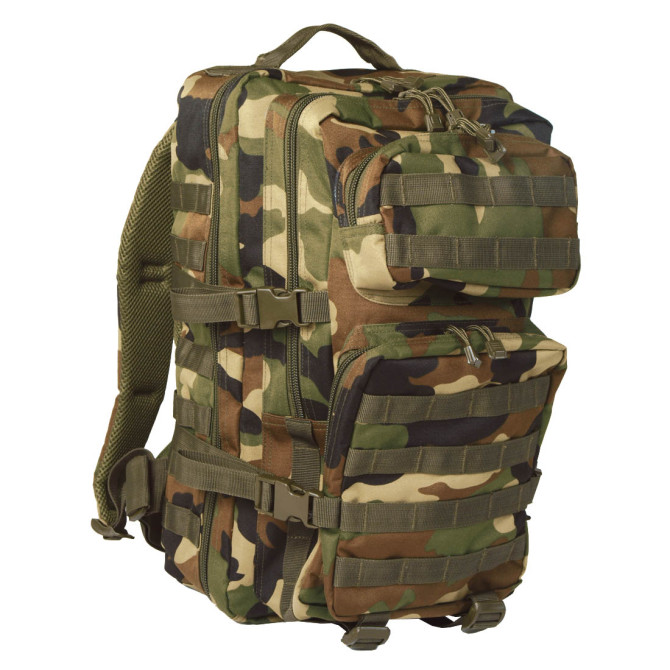 Mil-Tec Large Assault Backpack - Woodland