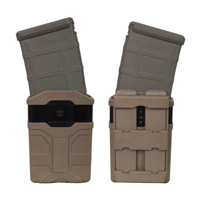 ESP M4/M16 Mag Holder MOLLE - Khaki (MH-44-M16-02)