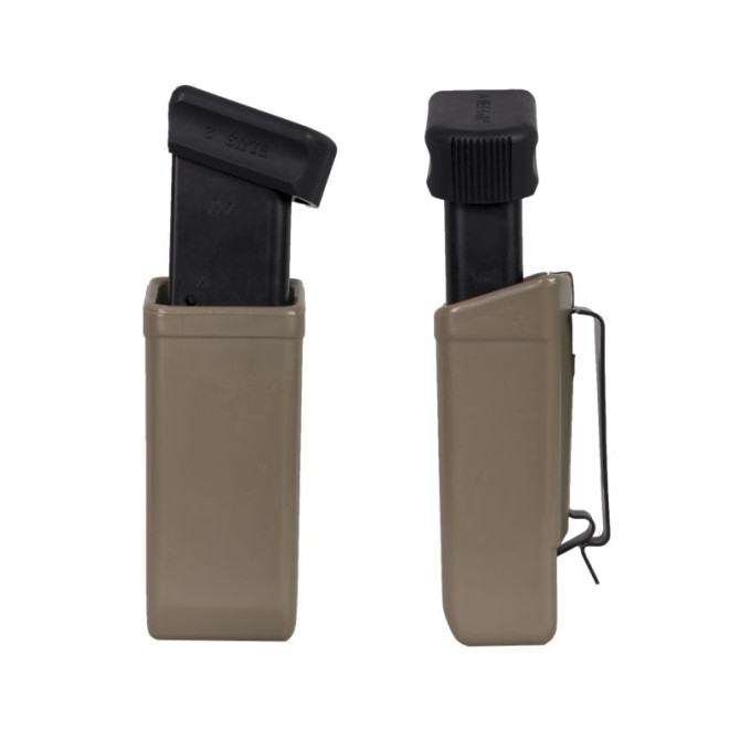 ESP Pistol Mag Holder With Metallic Clip - Khaki (MH-06-02)