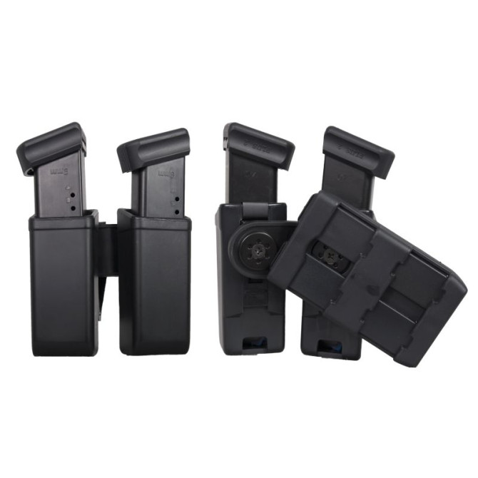 ESP Double Pistol Mag MOLLE Holder - Black (MH-MH-44-01)