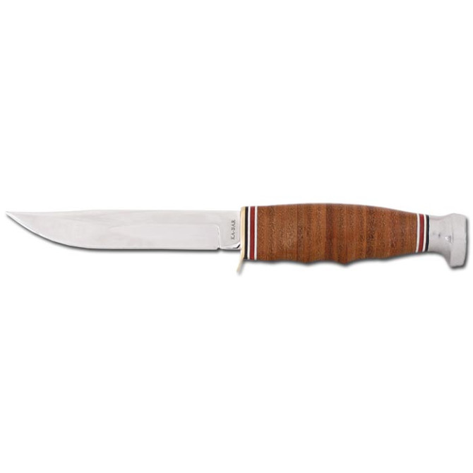 Ka-Bar 1232 - Leather Handled Hunter