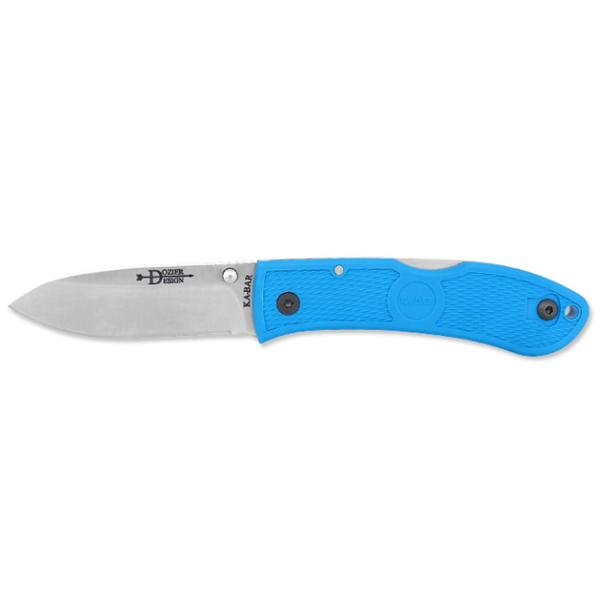 Ka-Bar 4062BL - Dozier Folding Hunter - Niebieski