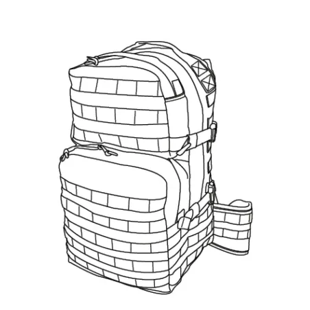 Helikon-Tex Ratel Mk2 Rucksack – 25 Liter, Cordura, Multicam, Mit Sturmklappen & Verstellbarem Hüftgurt