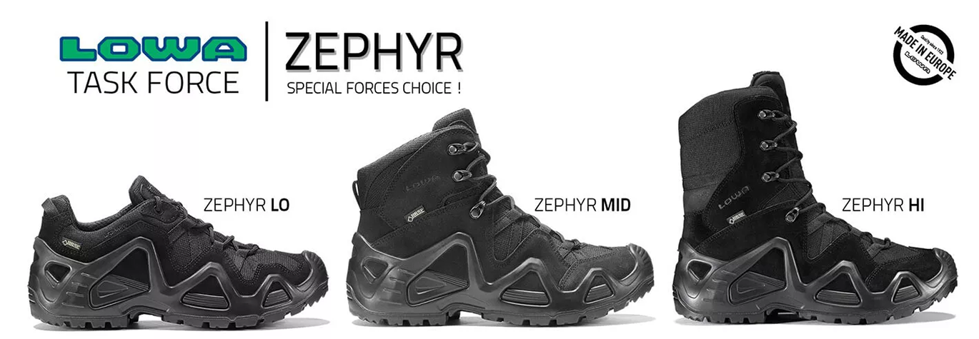 Lowa shoes, model Zephyr - banner